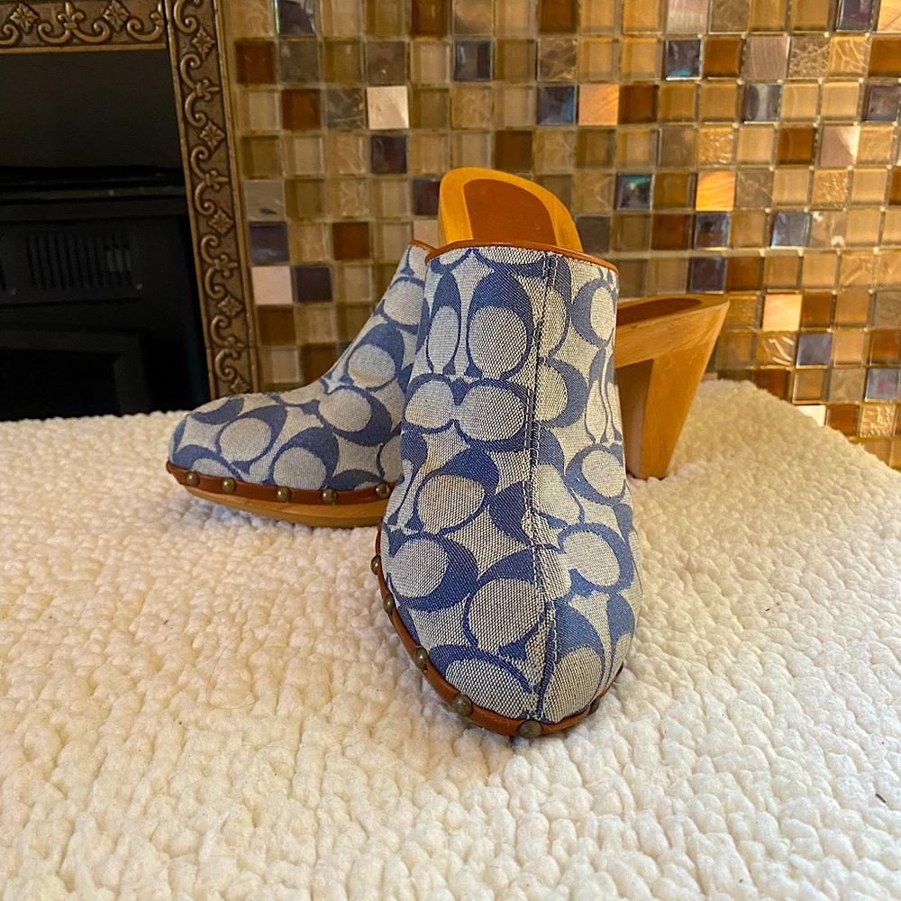 COACH Heels Clogs